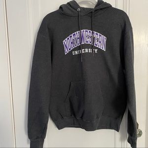 Grey Northwestern Hoodie